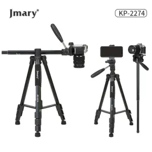 Jmary KP-2274 Professional 2-in-1 Camera Tripod & Monopod With Horizontal Axis
