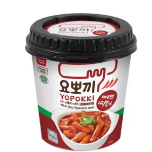 Yopokki Halal Tteokbokki Spicy Cup 140Gm