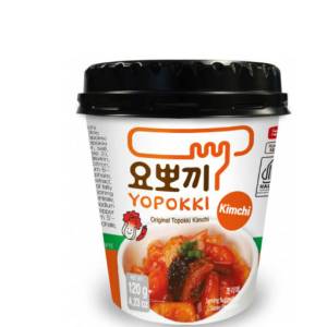 Yopokki Halal Tteokbokki Kimchi Cup 120Gm
