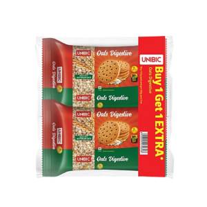 Unibic Cookies Daily Digestive Oatmeal 120Gm (Buy 1 Get 1 Extra)