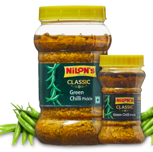 Nilons Green Chilli Pickle 350Gm