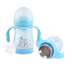 R for Rabbit Steebo Teddy Feeding Bottle 210 ml- BLUE(STSBB210)