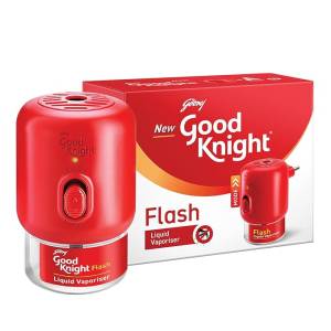 Godrej Good Knight Flash Liquid Vaporiser Combo Pack | Machine + Refill |
