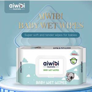 Aiwibi Australian 100% Soft Care Baby Wet Wipes 90Pcs