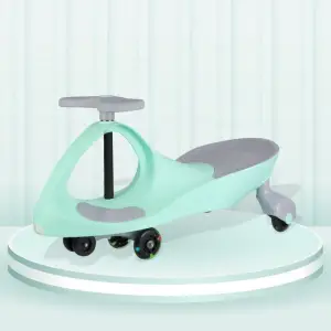 R for Rabbit Iya Iya Ace Swing Car for Kids- Non-Sliped Paddel, PU LED Wheels, Up to 50 Kgs Capacity (3yrs+), SCIIAG3