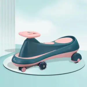 R for Rabbit Iya Iya Drift Swing Car for kids - Inbuilt Music, Scratch Free PU Led Wheels, Upto 125 Kgs Capacity(3yrs+), SCIIDGP4