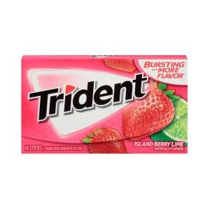 Trident Chewing Gum Berry Lime 14pcs