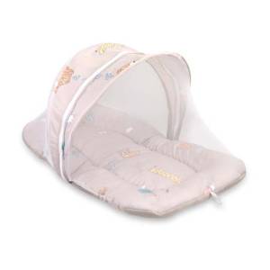 R for Rabbit Snuggy Baby Bed - Easy to Carry with Convertible  & 100% Natural Cotton Tan Brown(0-12mnths), BDSSTB2