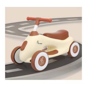 R for Rabbit Speedster Zoomy Push Ride On Car for Kids Cream Brown(1-4 yrs), PRSSZCB01
