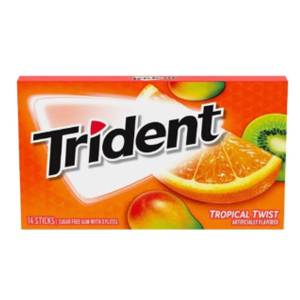 Trident Chewing Gum Tropical 14Stick