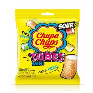 Chupa Chups Sour Mini Tubes 24.2Gm (Pack of 4)