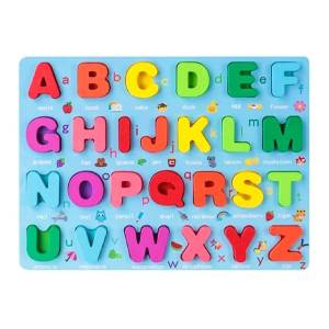 Colorful Wooden Capital English Alphabets Puzzle for Kids