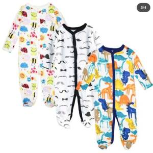 3pcs Romper Set for Babies (0-12M)