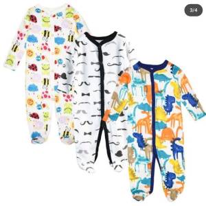 3pcs Romper Set for Babies (0-12M)