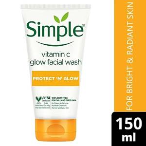 Simple Protect N Glow Vitamin C Glow Facial Wash 150Ml