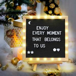 Letter Board with Sand