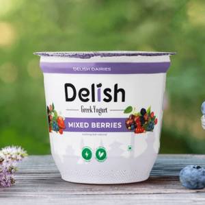 Delish Greek Yogurt Mixed Berries Flavor 125Gm