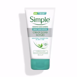 Simple Daily Skin Detox Pore Polishing Face Scrub 150Ml