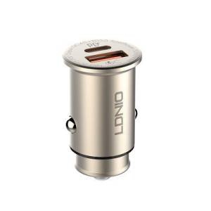 LDNIO C506Q 30W Dual Port Fast Car Charger USB-C PD 3.0 & USB-A QC 4.0