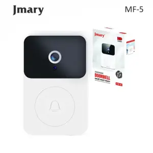 JMARY MF-5 Smart Video Doorbell HD Camera With Night Vision App Control Cloud Storage & Type-C Charging