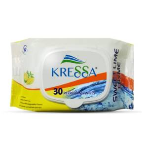 Kressa Wet Tissue Sweet Lime Thyme 30's
