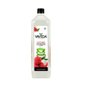 Vaveda Lychee Aloe Vera Flakes & Juice 200Ml