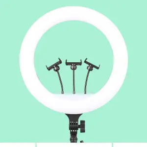 Ring Light 45Cm with 3 Phone Holder Cold Shoe Interface LRC-46CTH