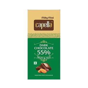 Milky Mist Capella 55% Dark Chocolate Fruit & Nut 125Gm