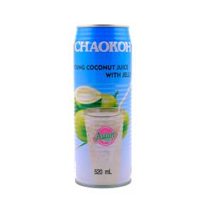Chaokoh Young Coconut Juice with Jelly 520Ml