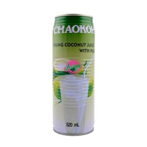 Chaokoh Young Coconut Juice with Pulp 520Ml