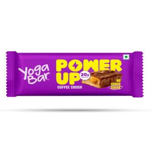 Yoga Bar Protein Powerup Coffee Crush Peanut Butter 70Gm