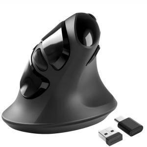 Micropack USB-C USB-A Dual Receiver Vertical Wireless Mouse MP-V03W