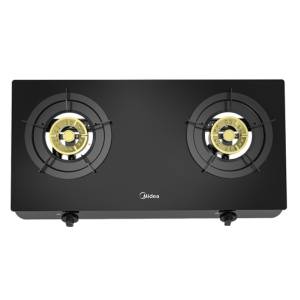 Midea 2 Burner Tempered Glass Gas Stove T211G