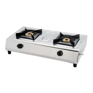 Stainless Steel 2 Burner Gas Stove