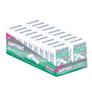 Happydent White Spearmint Xylitol Fliptop Spearmint Flavor 16.5Gm (18 Pcs)