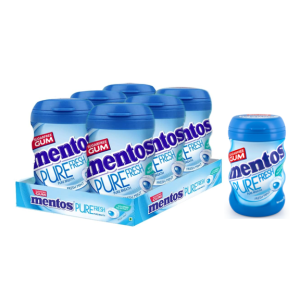 Mentos Pure Fresh Freshmint Michilin Bottle 54.6Gm (6 Pcs)