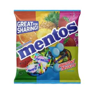 Mentos Assorted Pouch  Assorted Flavor 108Gm
