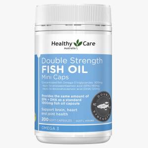 Healthy Care Australia Double Strength Fish Oil 200 Soft Capsules