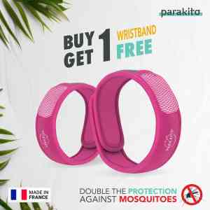PARA'KITO® Wristband Pink 2017 (EN) FNGWB1ENC11-For Adults (Buy 1 Get 1 Free)