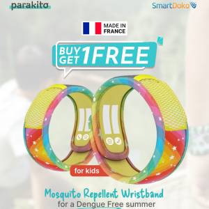 PARA'KITO® Wristband Kids Rainbow (EN) FNGWB1ENK59(3-7 years)(Buy 1 Get 1 Free)