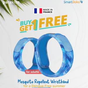 PARA'KITO® Wristband Deep Blue (EN) FNGWB1ENG59 (For Adults)(Buy 1 Get 1 Free)