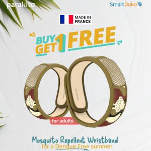 PARA'KITO® Wristband Camouflage Jungle (EN) FNGWB1ENG02 ( For Adults )(Buy 1 Get 1 Free)