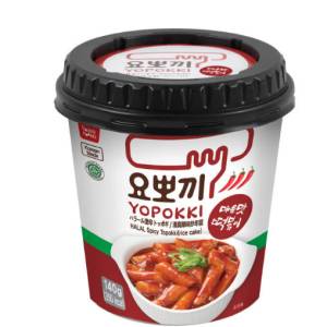Yopokki Halal Tteokbokki Spicy Cup 140Gm