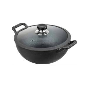 Cast Iron Kadai With Lid