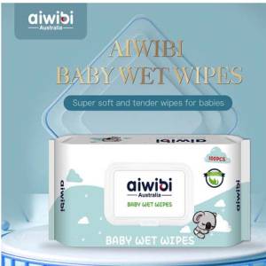Aiwibi Australian 100% Soft Care Baby Wet Wipes 90Pcs