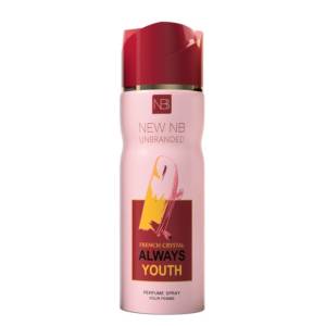 NEW NB Unbranded French Crystal Always Youth Femme Deo 200Ml