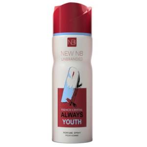NEW NB Unbranded French Crystal Always Youth Homme Deo 200Ml