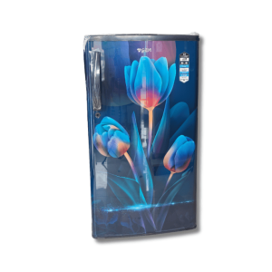 GEM 180L Single Door Refrigerator (Floral Blue)