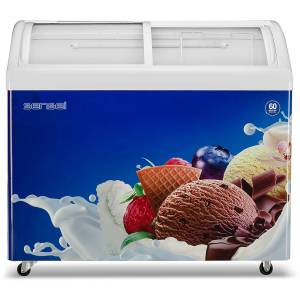 Sensei 275 Liter Curved Glass Chest Freezer SCF275CG3
