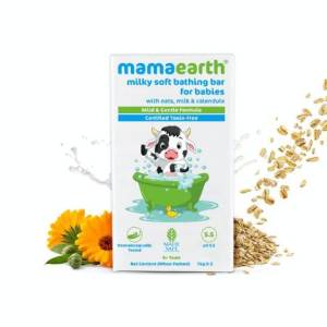Mamaearth Milky Soft Bathing Bar 75Gm